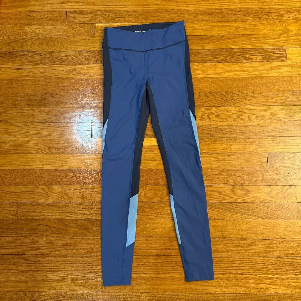 Outdoor Voices Zoom 7/8 Leggings Dark Sky/Denim/Morning Blue - Size Small